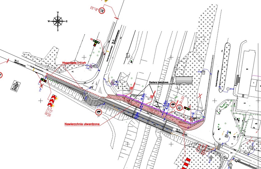 Zmiany na ul. Lenartowicza. Przed nami ważny etap przebudowy wiaduktu