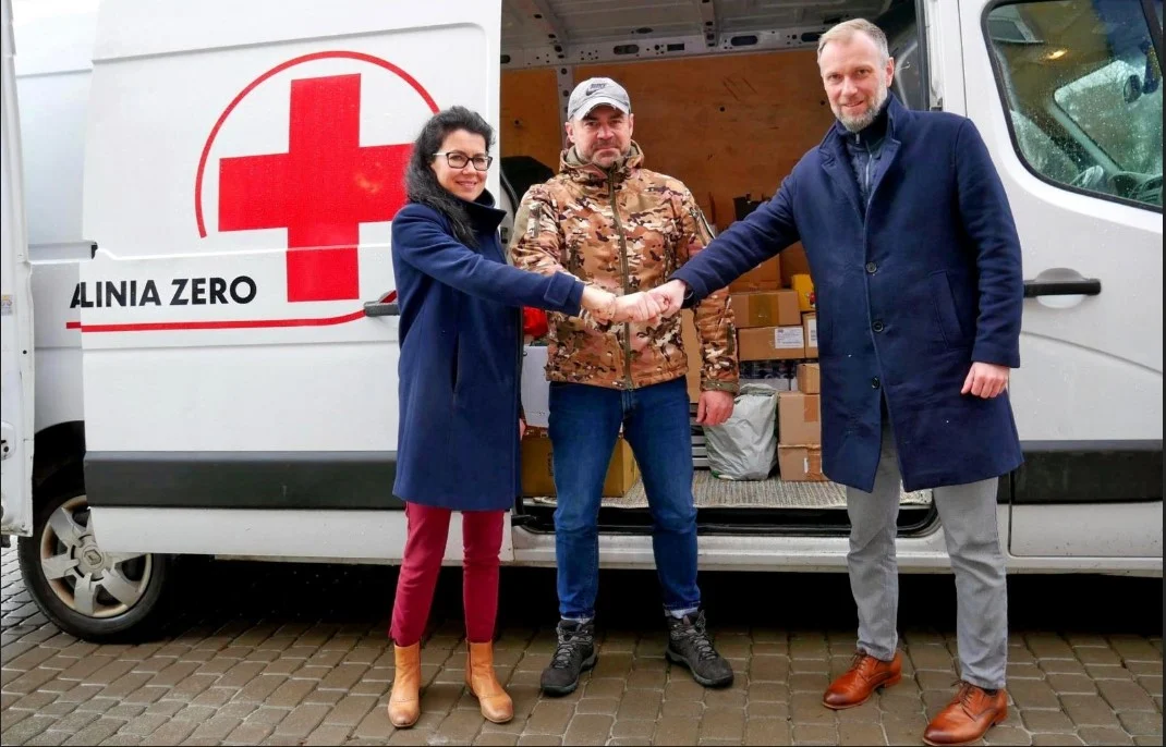 Starostwo Powiatowe przekazało dary dla walczącej Ukrainy