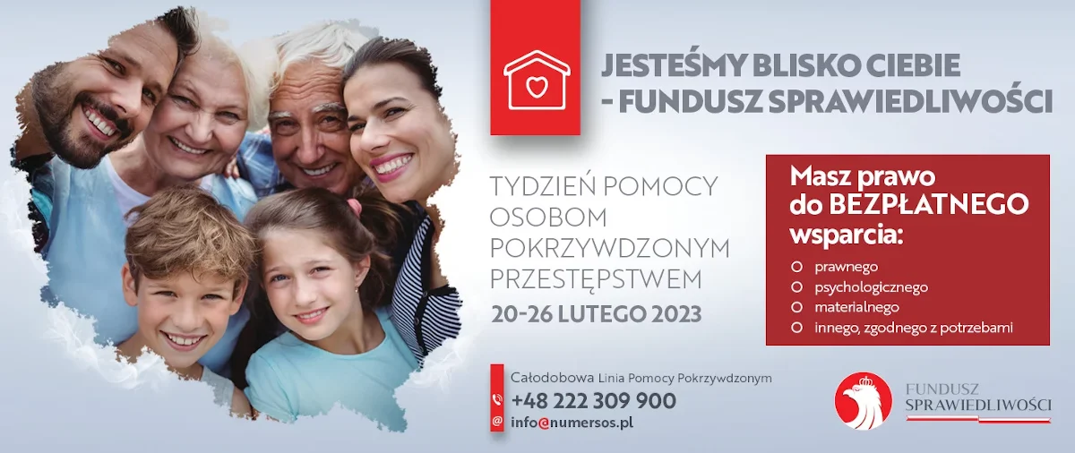 Tydzień Pomocy Pokrzywdzonym Przestępstwem - bezpłatne porady