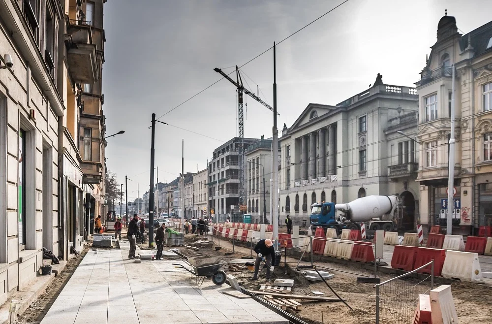 Katowice zazieleniają ulicę Warszawską