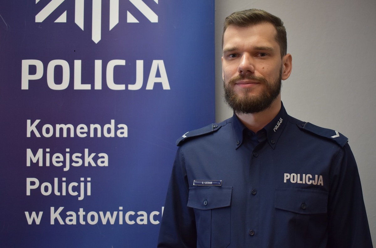 Sierż. Łukasz Lesiak nowym dzielnicowym rejonu służbowego nr 22