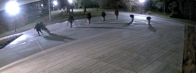 Policjanci poszukują sprawcy zniszczenia betonowej donicy