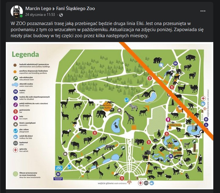 zoo nowa trasa elki