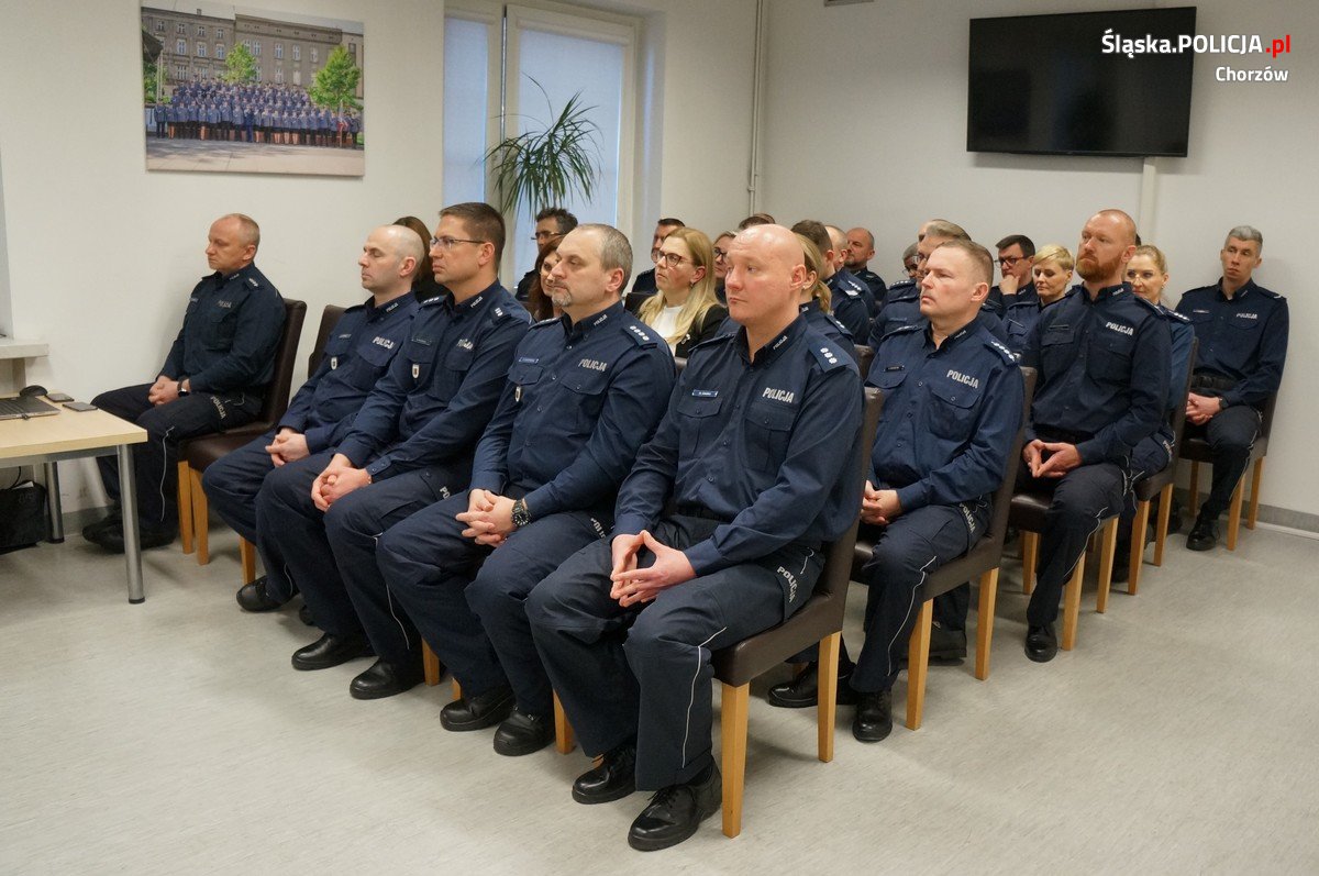 Odprawa Roczna w chorzowskiej komendzie