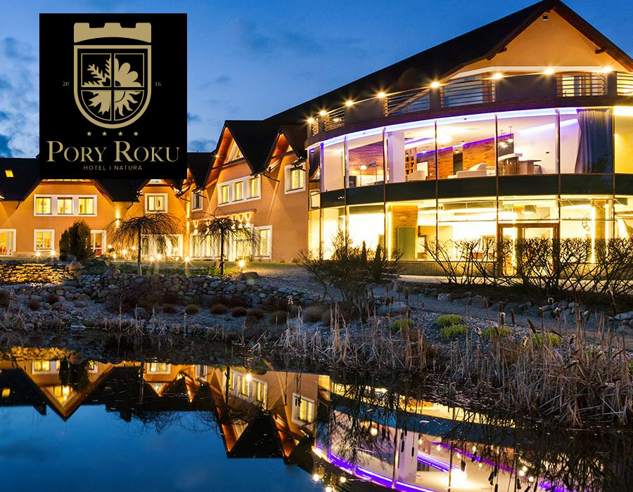 Piękny hotel w sercu lasy nad jeziorem dla dwojga w hotelu na mazurach