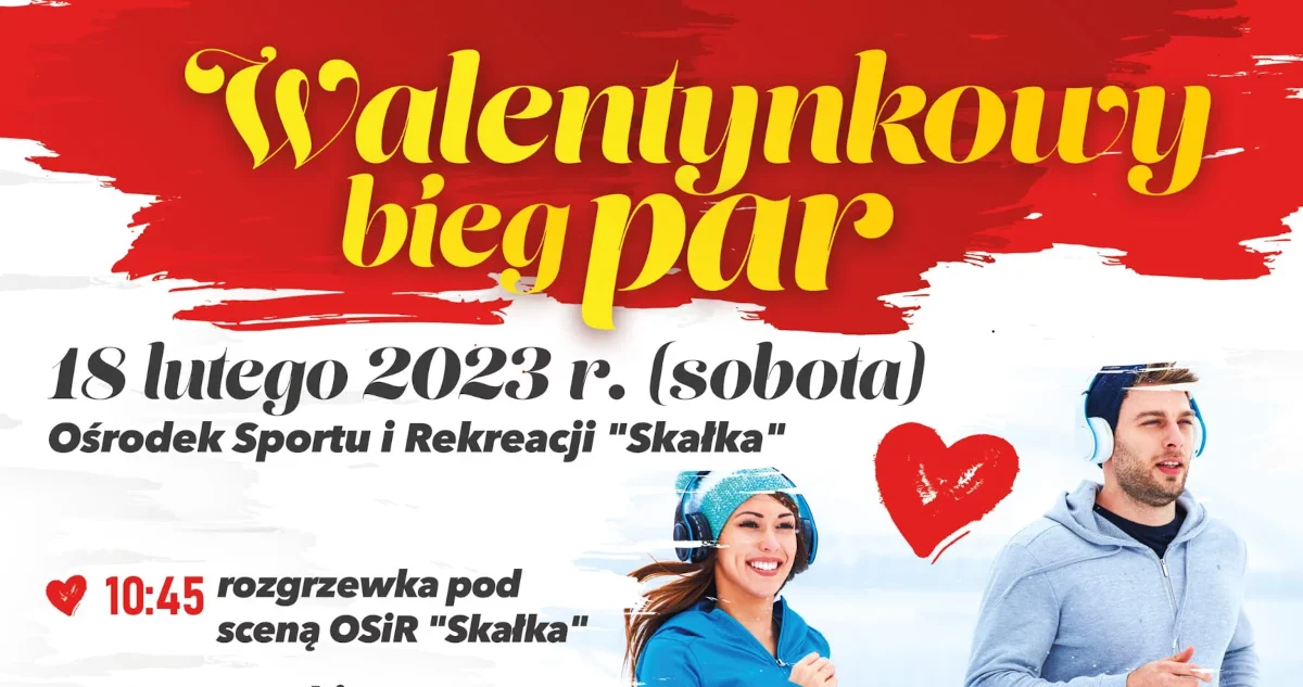 Walentynkowy bieg par w Świętochłowicach