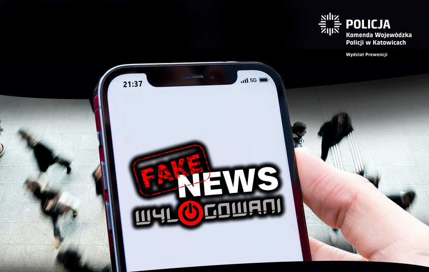 Miej fake newsy pod kontrolą! Śląska policja prowadzi kampanię "Wylogowani"