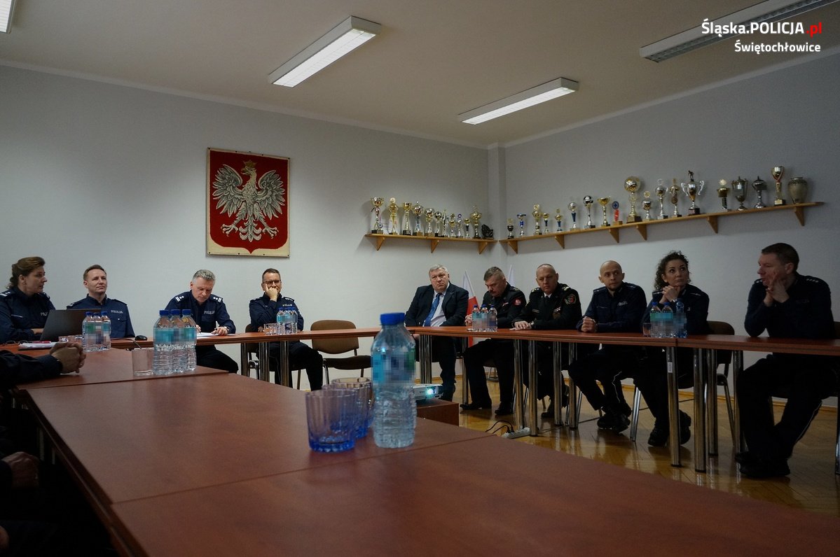 Odprawa roczna świętochłowickich policjantów