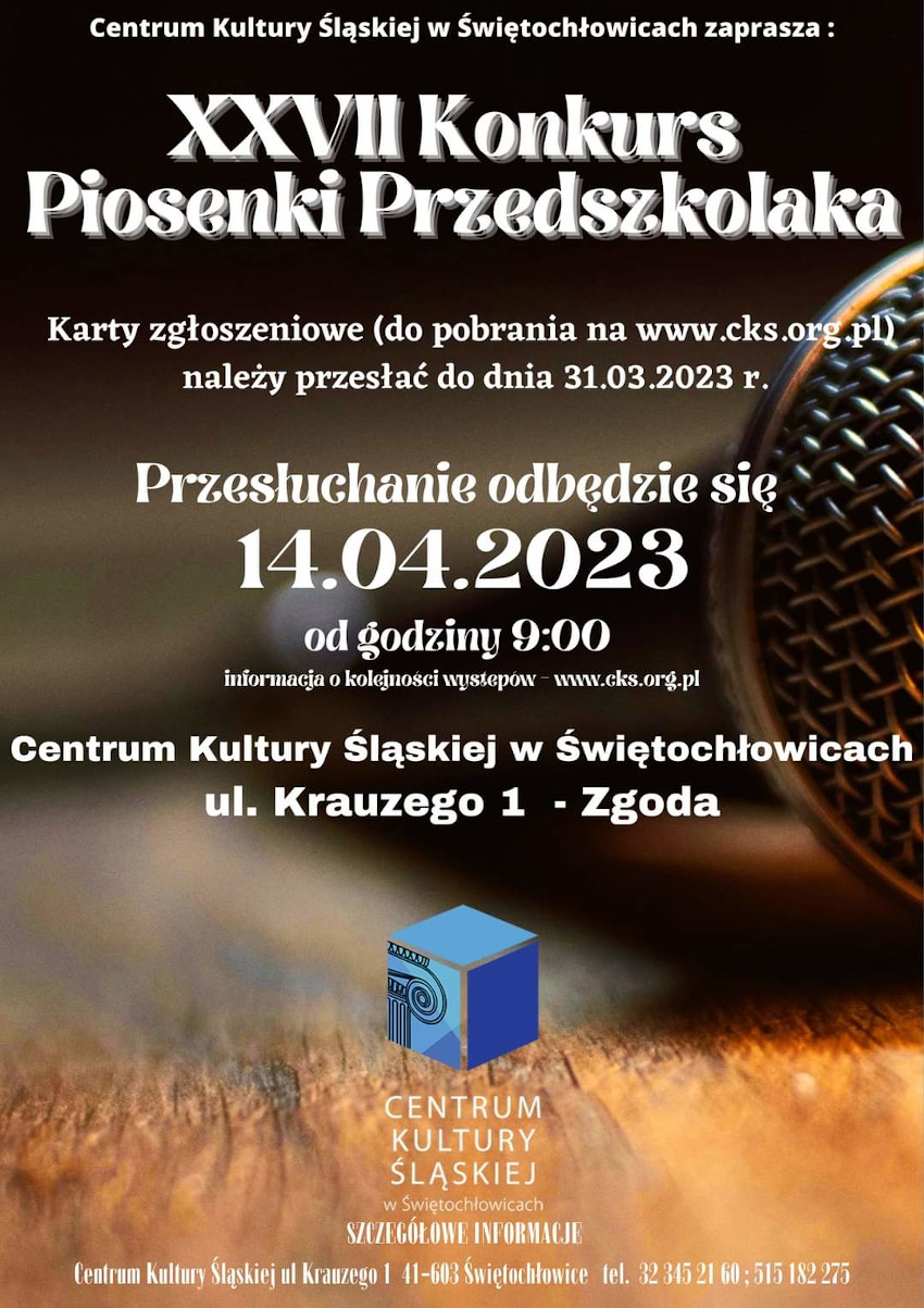 XXVII edycja Konkursu Piosenki Przedszkolaka