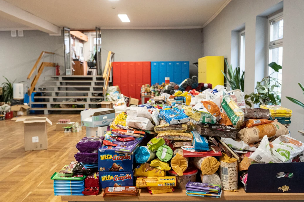W Centrum Organizacji Pozarządowych trwa zbiórka darów dla Ukrainy