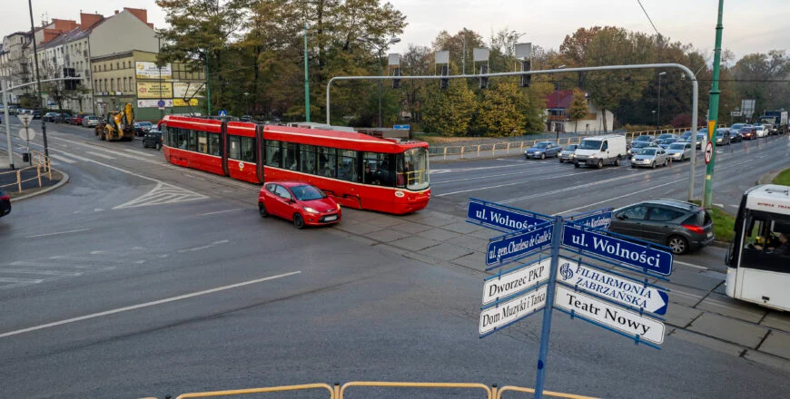 Od poniedziałku rusza przebudowa torowiska w centrum Zabrza. Czekają nas duże utrudnienia!
