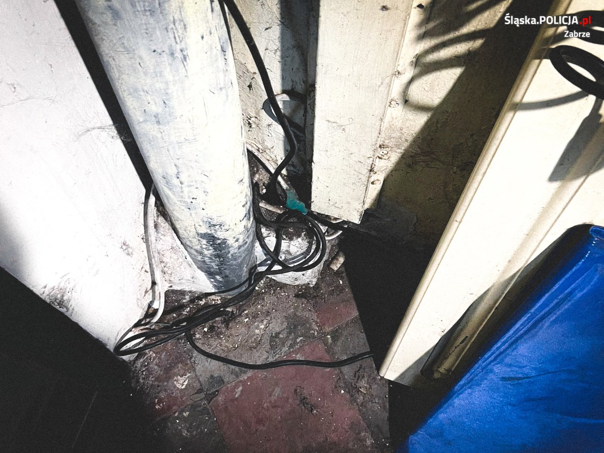 41-letni poszukiwany do odbycia kary pozbawienia wolności kradł prąd