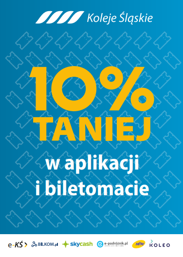 Zmiana cen biletów Kolei Śląskich. Bilety elektroniczne kupimy taniej o prawie 10 procent!