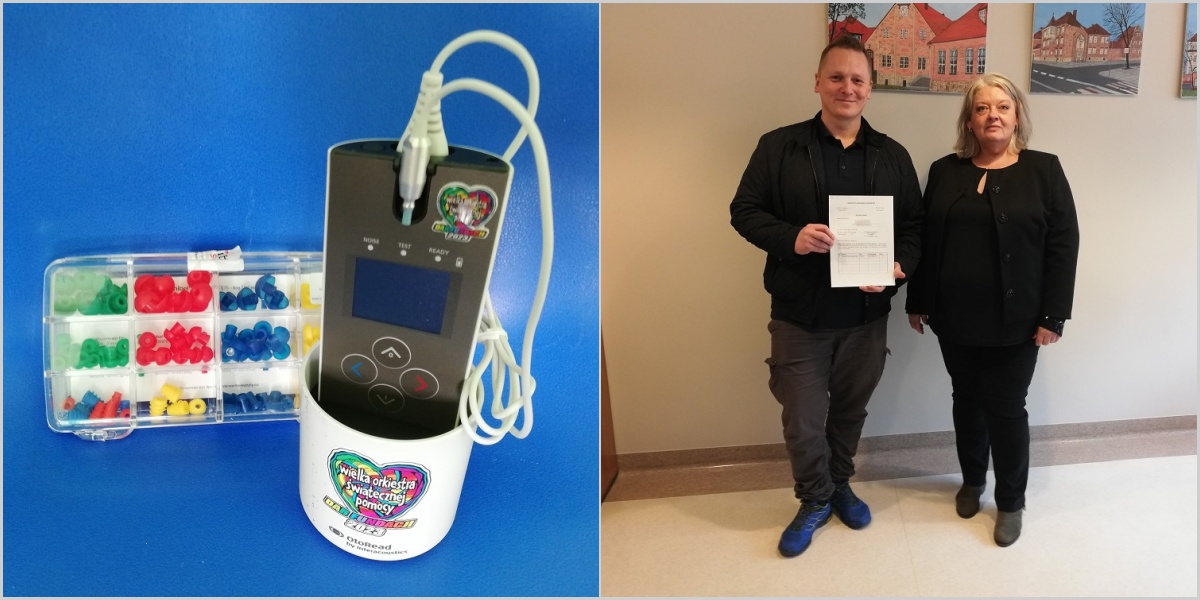 Ruda Śląska: Szpital otrzymał urządzenie do przesiewowego badania słuchu u noworodków