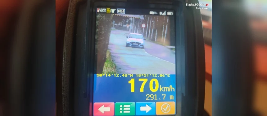 Rudzianin pędził 170 km/h w terenie zabudowanym! Kolejny pirat drogowy pozbawiony prawka