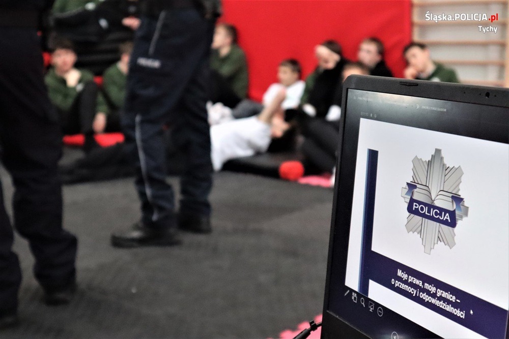 "Moje prawa, moje granice - o przemocy i odpowiedzialności" w tyskim liceum sportowym