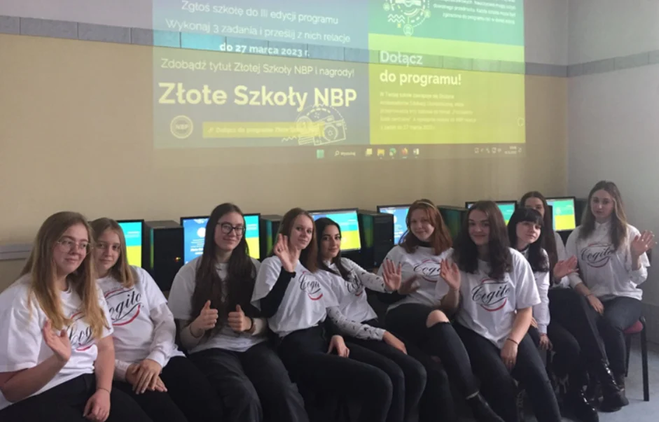 COGITO w projekcie "Złote Szkoły NBP". Siemianowicka szkoła w ogólnopolskim programie