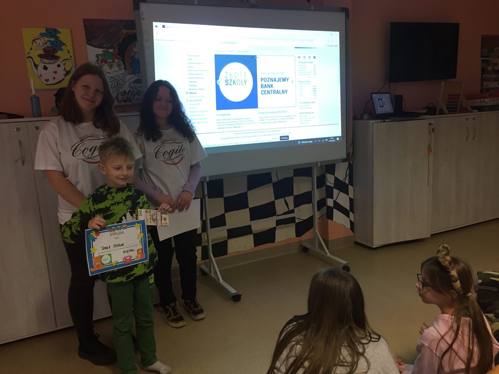 COGITO w projekcie "Złote Szkoły NBP". Siemianowicka szkoła w ogólnopolskim programie
