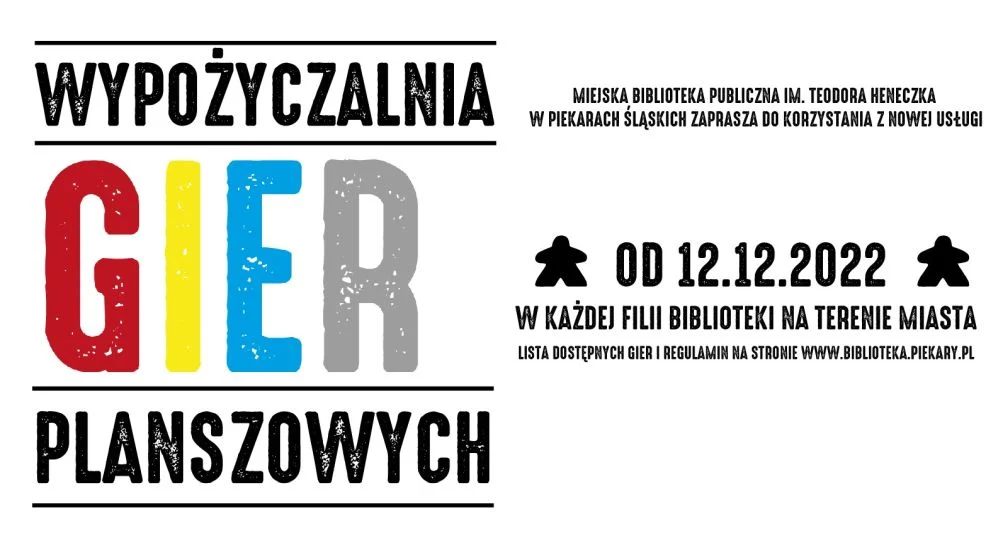 Wypożycz planszówkę z piekarskiej biblioteki!