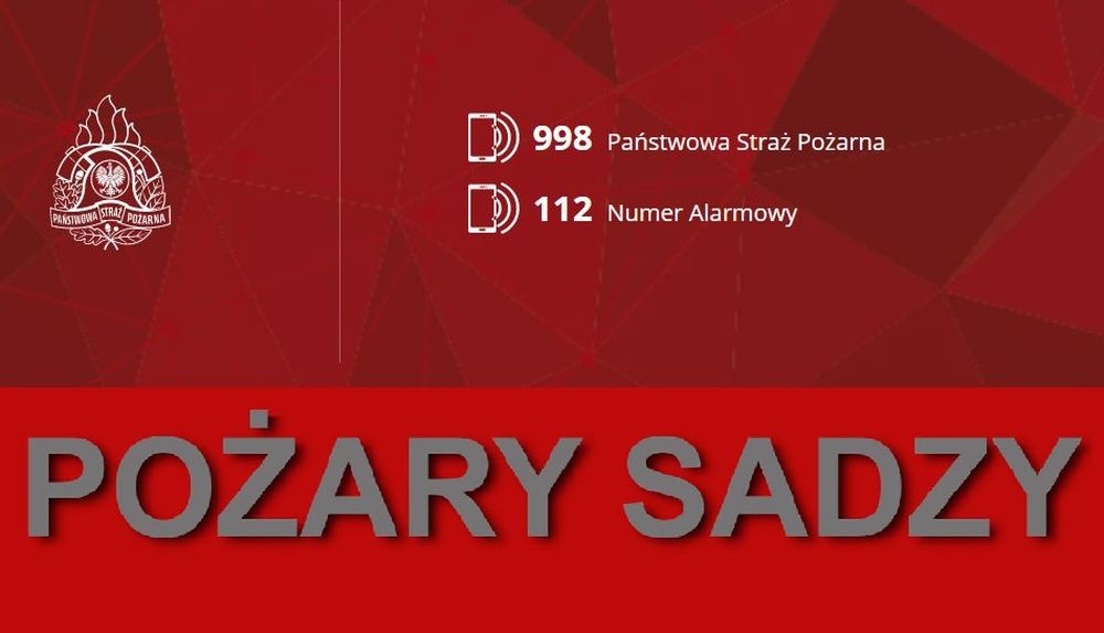 Piekarscy strażacy przestrzegają przed pożarami sadzy!