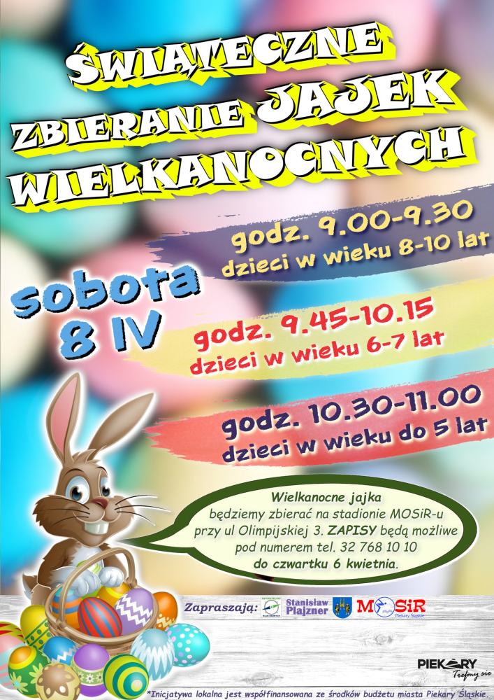 Zbieranie wielkanocnych jajek w Piekarach Śląskich. Sprawdź harmonogram