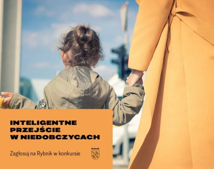 Wyklikaj przejście dla pieszych w Rybniku. Zagłosuj w konkursie "Inteligentne Przejście"!