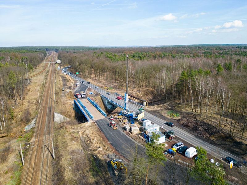 Bajpasem na tymczasowym wiadukcie. Przebudowa w Rybniku