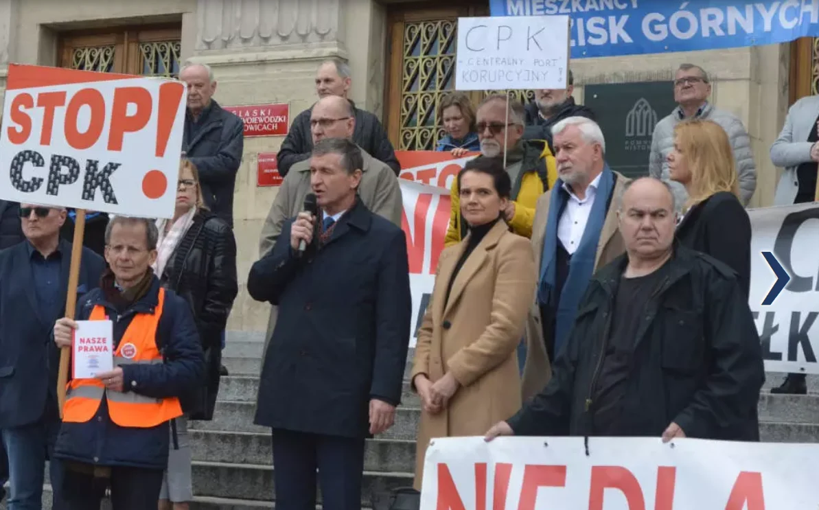 Orzesze: Główny protest przeciwko CPK w piątek. Ostre reakcje na inwestycję
