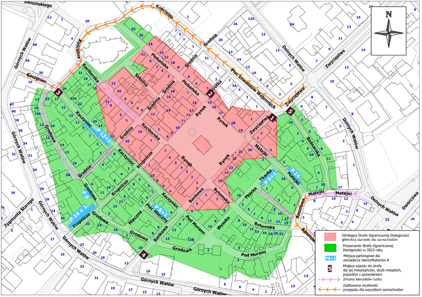Ważne zmiany na Starówce i ul. Siemińskiego w Gliwicach!