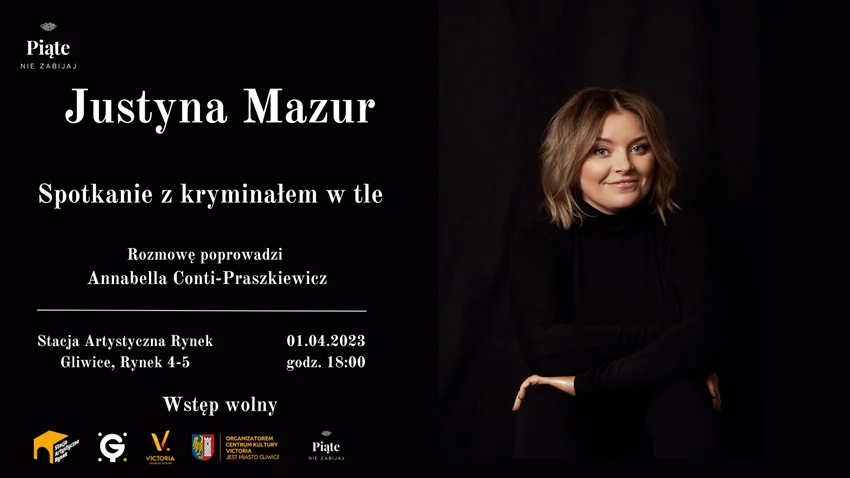 Spotkanie z kryminałem w tle. Wizyta Justyny Mazur w Stacji Artystycznej Rynek