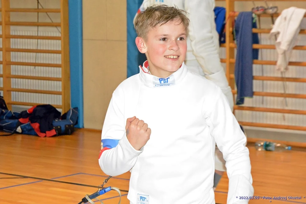 11-latek z Gliwic na podium 45. Międzynarodowego Turnieju Szermierczego Dzieci!