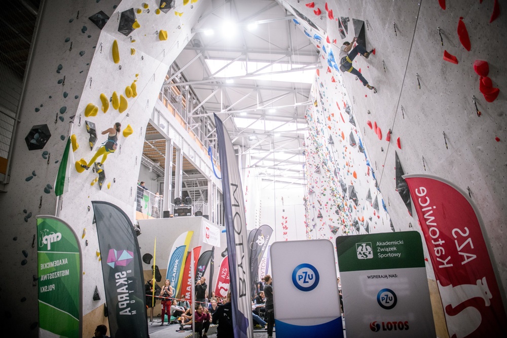 Politechnika Śląska w Gliwicach najlepsza podczas AMP we wspinaczce sportowej