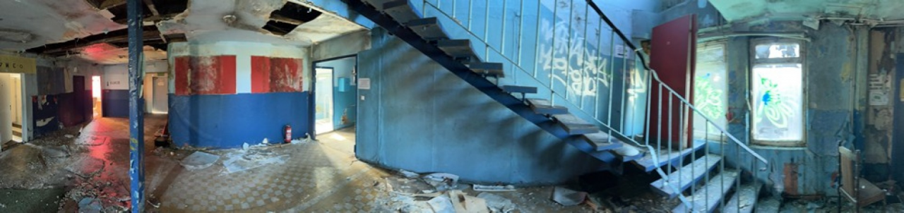 "Krzywy domek" przy ul. Olimpijskiej odchodzi w niepamięć! / fot. UM Bytom (Krzysztof Kadis) 1