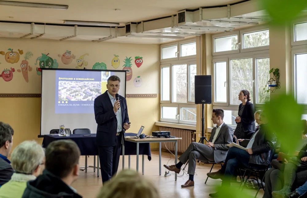 Prezydent Bytomia spotkał się z mieszkańcami Stroszka i os. Ziętka