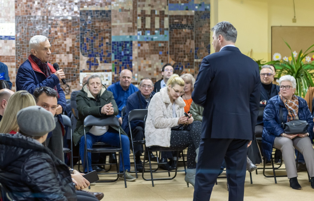 Prezydent Bytomia spotkał się z mieszkańcami Stroszka i os. Ziętka