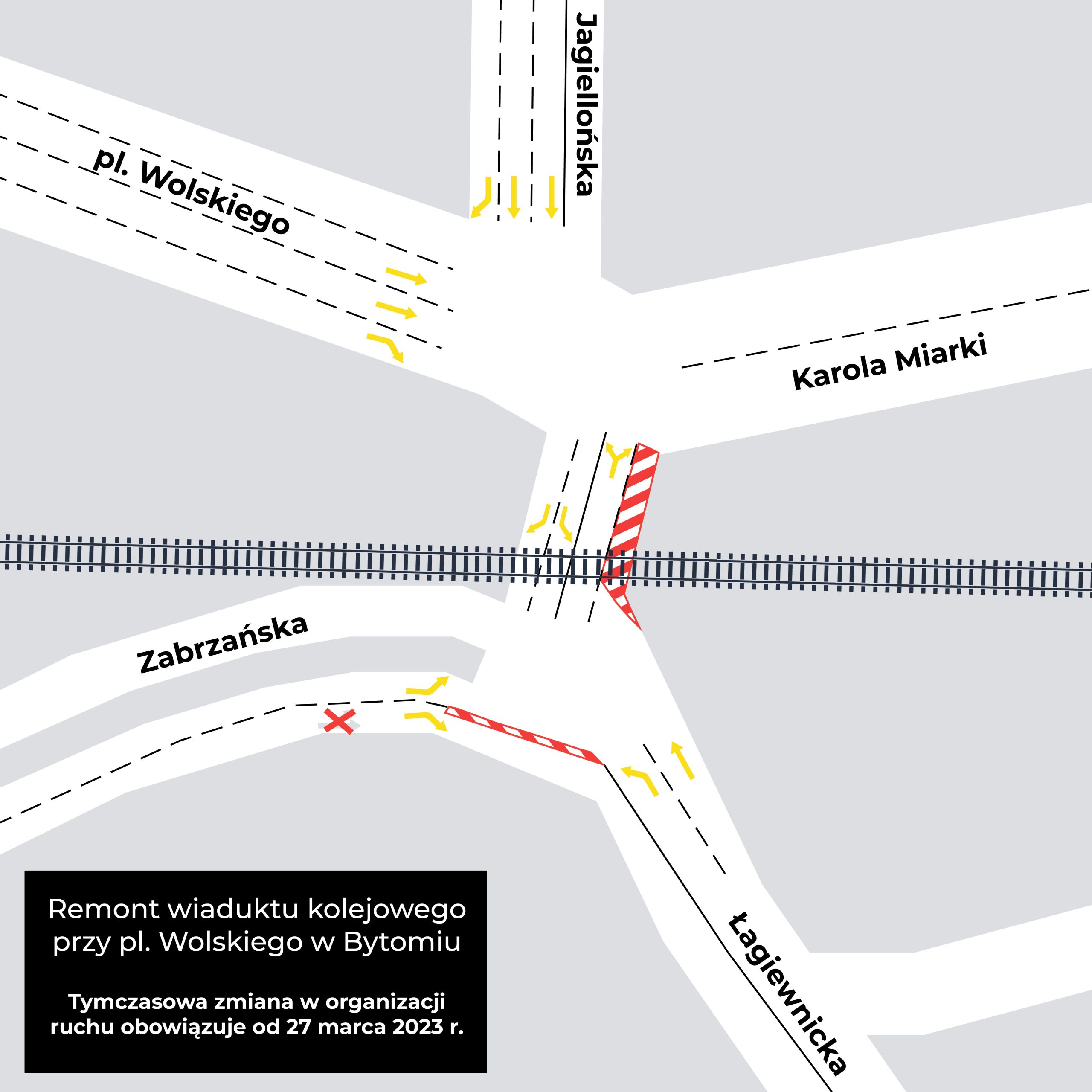 remont wiaduktu zamynie