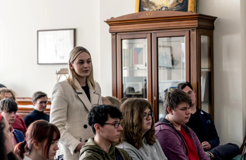 Prezydent Bytomia rozmawiał z młodzieżą o perspektywach rozwoju miasta