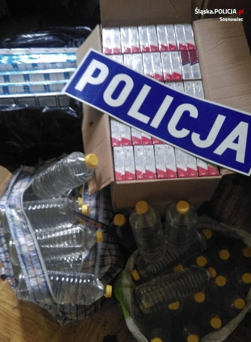 148 tys. papierosów i alkohol bez akcyzy. Zatrzymanie nielegalnego towaru w Sosnowcu
