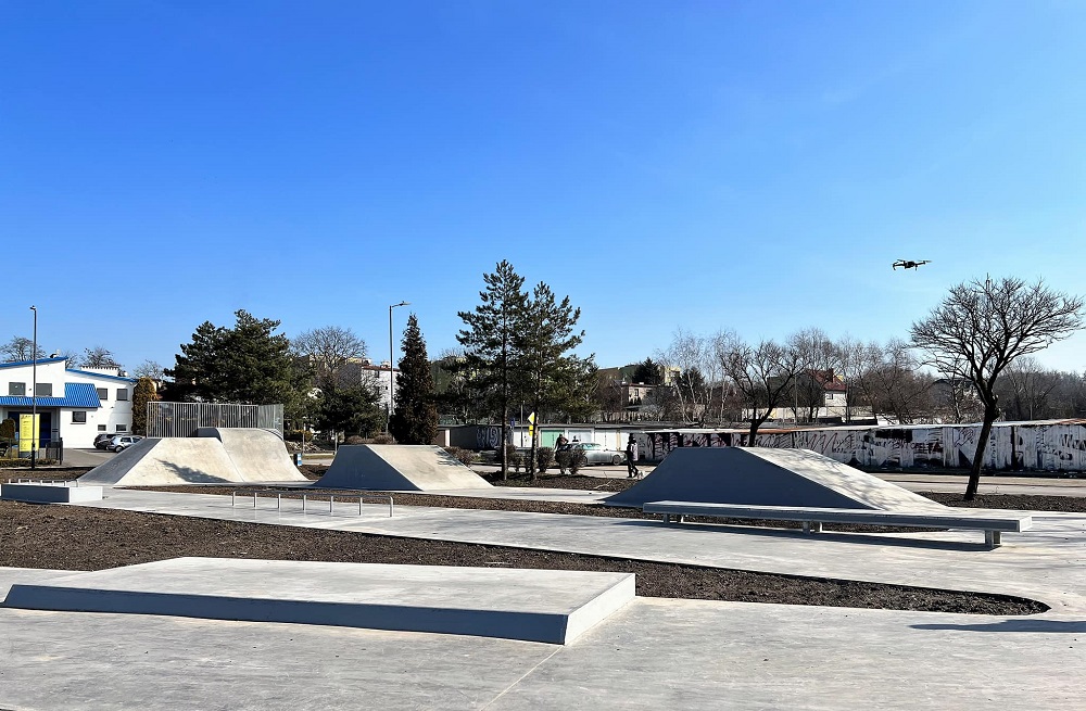 Mikołów: Skatepark na Grażyńskiego został oddany do użytku