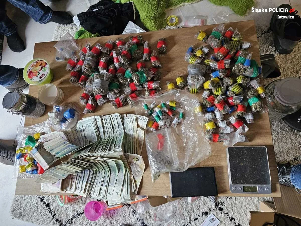 Katowiccy policjanci zatrzymali włosko-ukraińską parę handlującą narkotykami