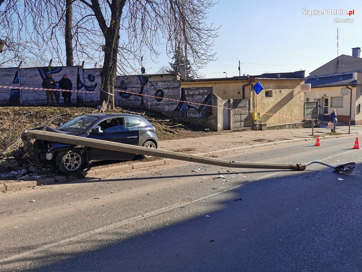 Niebezpieczne zdarzenie na ulicy Styczyńskiego w Chorzowie