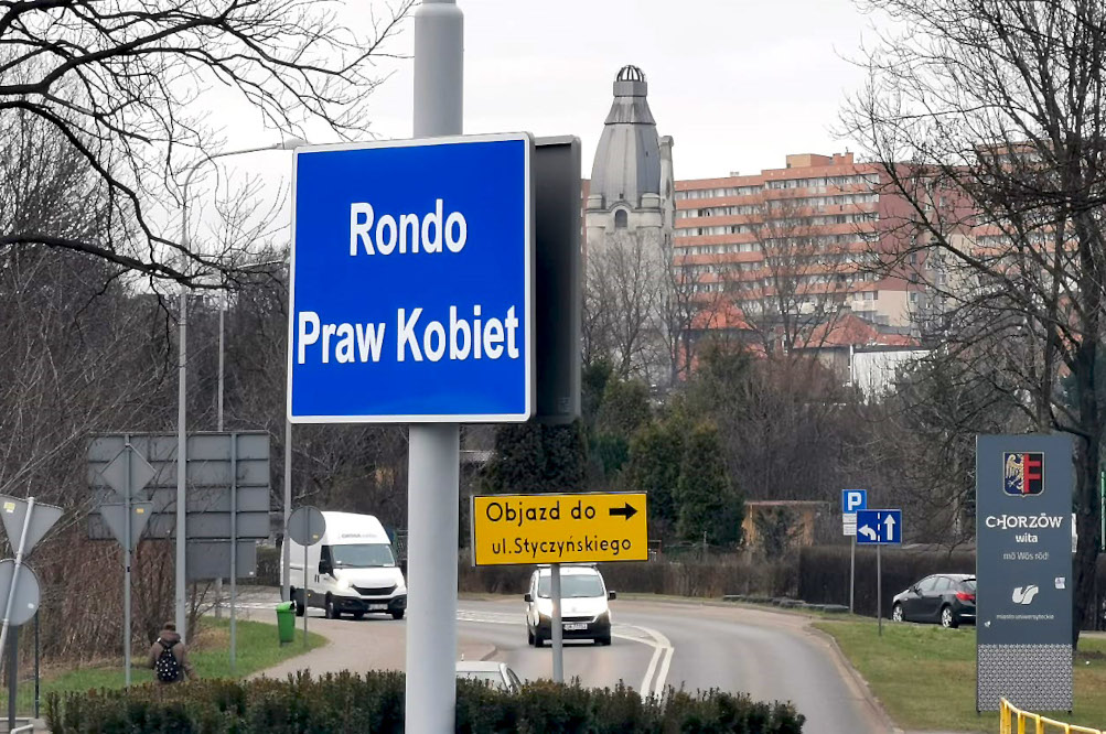 Dziś Chorzów zyska Rondo Praw Kobiet. Uroczystość poprzedzi Konferencję Kongresu Kobiet