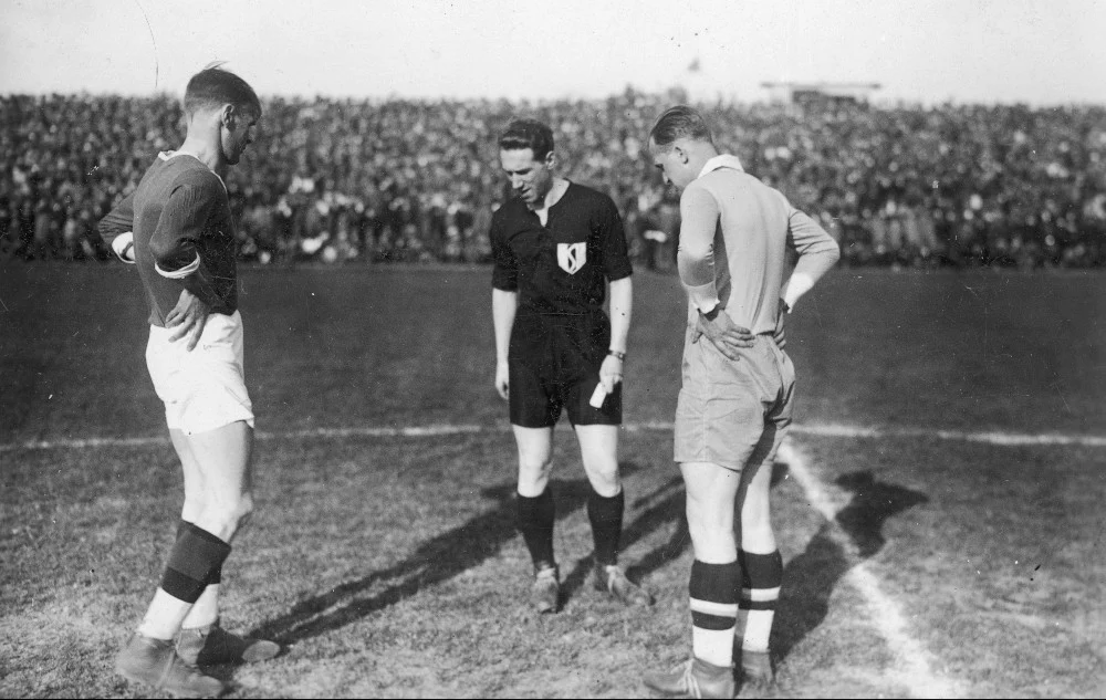 42. Mecz piłki nożnej ŁKS Łódź-Ruch Wielkie Hajduki w Łodzi w 1935 roku