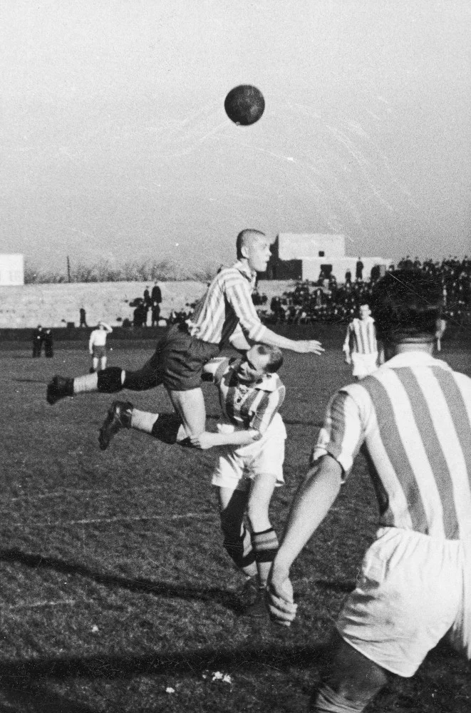 44. Mecz piłki nożnej Ruch Wielkie Hajduki-Cracovia w Hajdukach Wielkich w 1935 roku