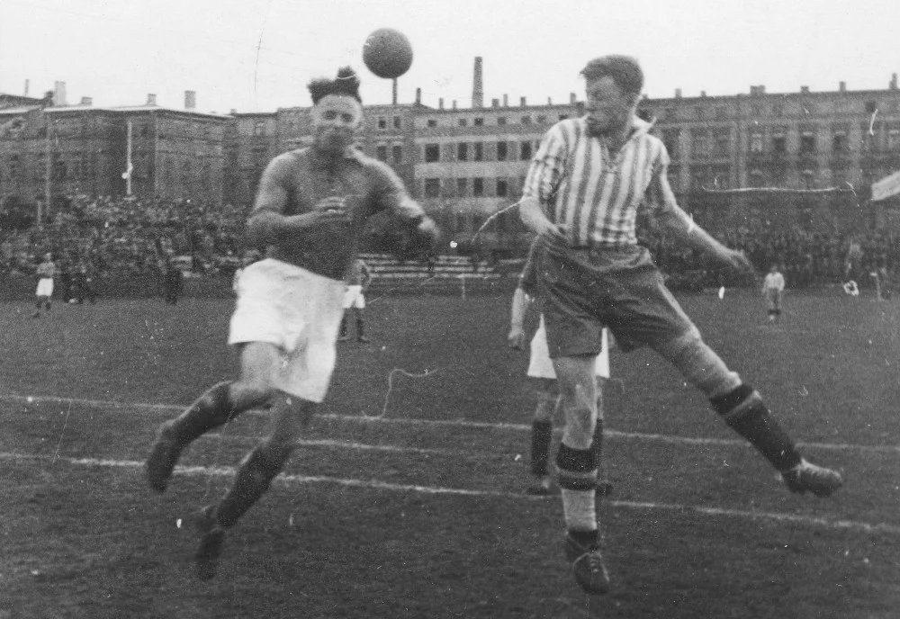 48. Mecz piłki nożnej Sportfreunde Halle-KS Ruch Wielkie Hajduki w Halle w 1936 roku