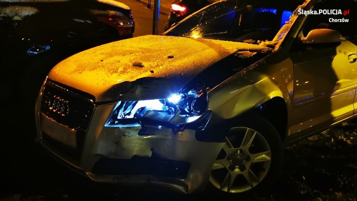 Nietrzeźwy kierowca w rękach chorzowskich policjantów. Mężczyzna miał prawie 2 promile