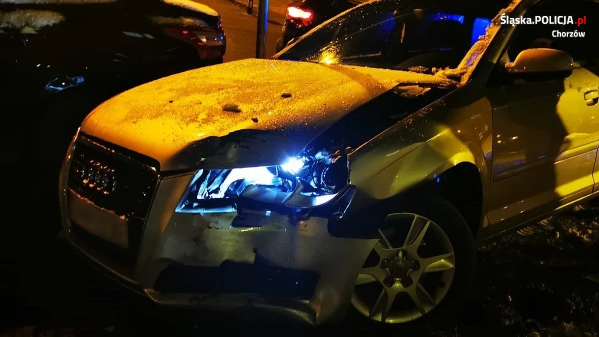Nietrzeźwy kierowca w rękach chorzowskich policjantów. Mężczyzna miał prawie 2 promile