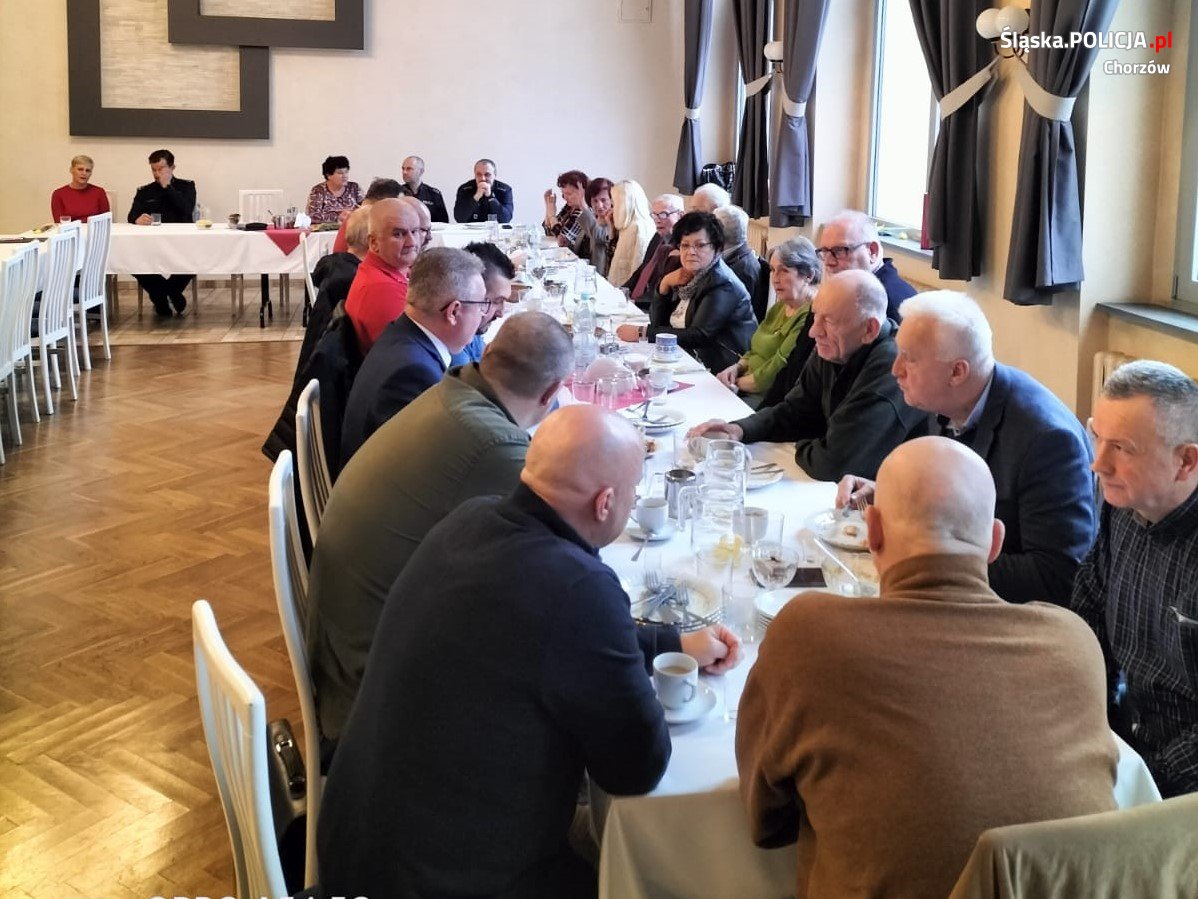 W Chorzowie odbyło się spotkanie policyjnych emerytów i rencistów