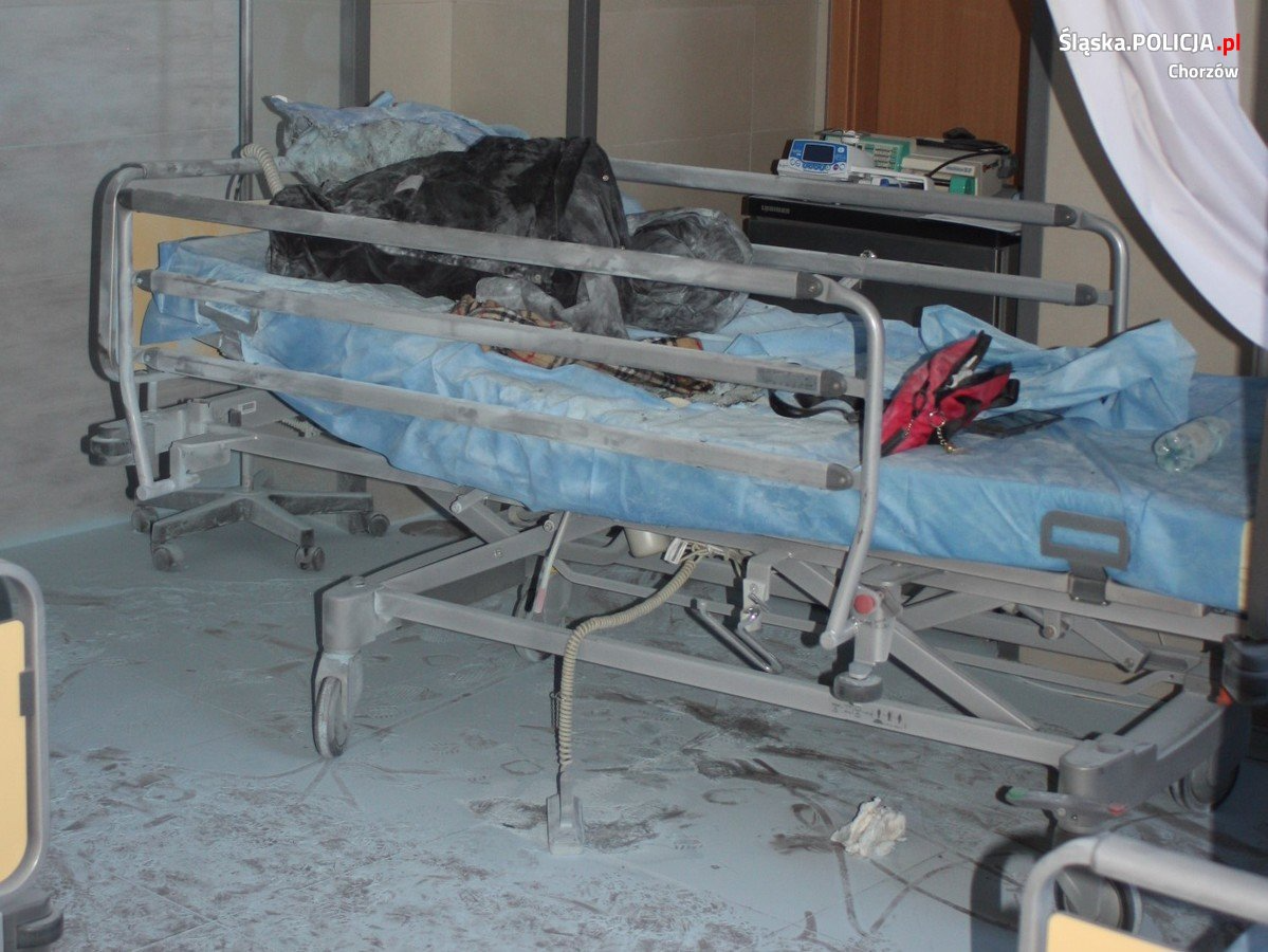 Pożar w chorzowskim szpitalu! 16 osób zostało ewakuowanych