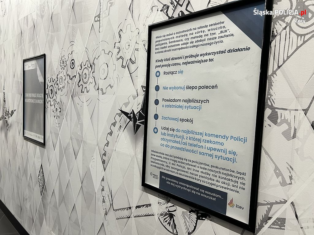 Dwie policyjne akcje, ale jeden cel - dbajmy o swoje bezpieczeństwo! / fot. KMP Żory 2